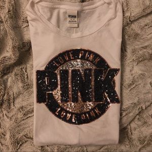 VSPINK SPARKLE TEE